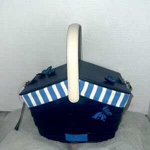 Kate Spade novelty butterfly picnic basket